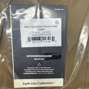 Outdoor Research Coyote Swift Lite Pants 36x32